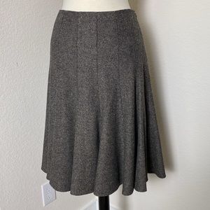 Michael Kors Gray A-Line Skirt
